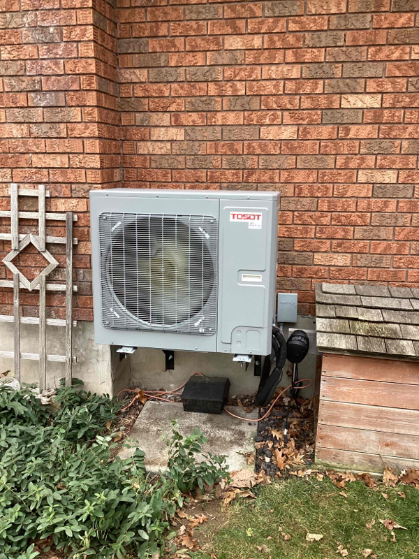 residential ductless split AC unit, HVAC