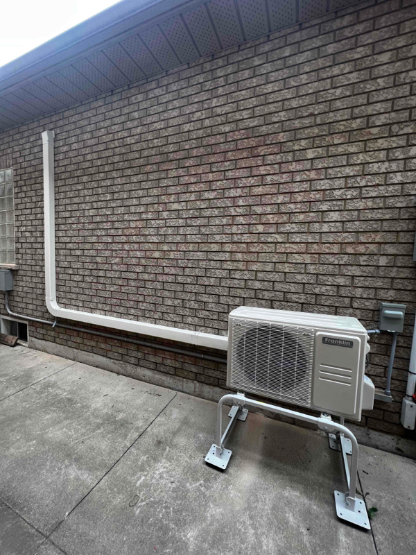 residential AC ductless split unit, HVAC